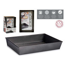MOLDE RECTANGULAR METAL 36CM