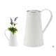 JARRE LAIT BLANC BORD ARGENT