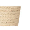 POT DE FLEURS CORDE 18X16CM BLANC NATUREL 
