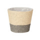 VASO CORDA 15X14CM CINZENTO NATURAL 