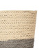 POT DE FLEURS CORDE 15X14CM GRIS NATUREL 