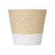 12,5X12CM NATURAL WHITE ROPE FLOWER POT 