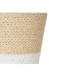 CESTA ALGHE 12,5CM BIANCO NATURALE