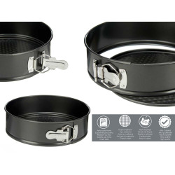 STAMPO ROTONDO METALLO REGOLABILE 24CM