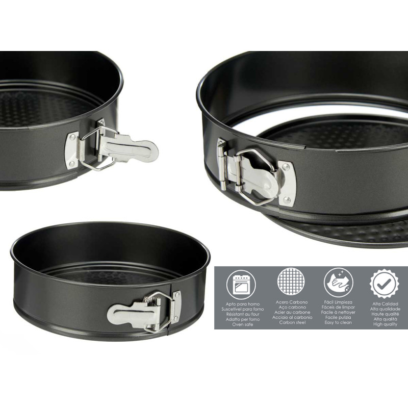 STAMPO ROTONDO METALLO REGOLABILE 24CM