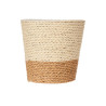 12,5X12CM NATURAL BROWN ROPE FLOWER POT 