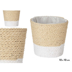 CESTA ALGHE 10CM BIANCO NATURALE