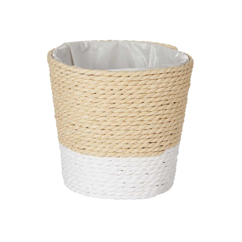 10X10CM NATURAL WHITE ROPE FLOWER POT 