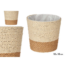 CESTA ALGHE 10CM MARRONE NATURALE