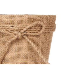 CESTA ALGHE CON LACCIO 12,5CM MARRONE