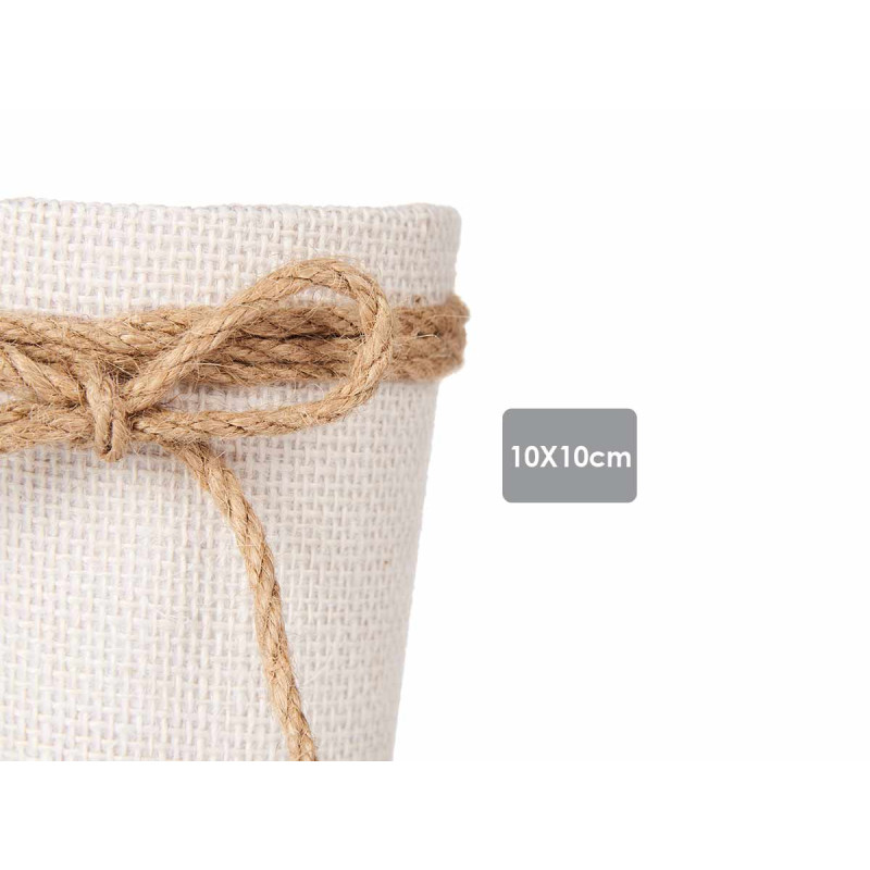 CESTA ALGHE CON LACCIO 10CM BIANCO