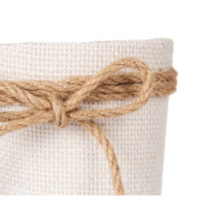 CESTA ALGHE CON LACCIO 10CM BIANCO