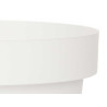 POT EN PLASTIQUE BLANC 14CM DIAM