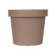 MACETA PLASTICO MARRON 14CM DIAM