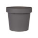 POT EN PLASTIQUE GRIS 14CM DIAM