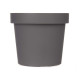 VASO PLASTICO CINZENTO 14 CM DIAM