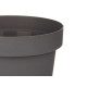 PLASTIC POT GREY 14CM DIAM