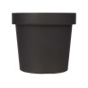PLASTIC POT ANTHRACITE 14CM DIAM