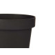 POT EN PLASTIQUE ANTHRACITE  14CM DIAM