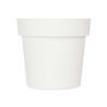 VASO PLASTICA BIANCO 16CM DIAM