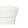 POT EN PLASTIQUE BLANC 16CM DIAM