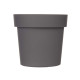 VASO PLASTICO CINZENTO 16 CM DIAM