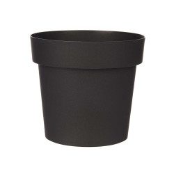 MACETA PLASTICO ANTRACITA 16CM DIAM