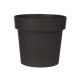 VASO PLASTICA ANTRACITE 16CM DIAM