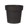 MACETA PLASTICO ANTRACITA 16CM DIAM