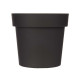 POT EN PLASTIQUE ANTHRACITE  16CM DIAM