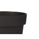 POT EN PLASTIQUE ANTHRACITE  16CM DIAM