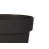 MACETA PLASTICO ANTRACITA 16CM DIAM