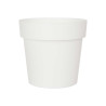 MACETA PLASTICO BLANCA 18CM DIAM