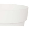 VASO PLASTICA BIANCO 18CM DIAM