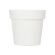 MACETA PLASTICO BLANCA 18CM DIAM
