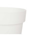 POT EN PLASTIQUE BLANC 18CM DIAM