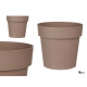 POT EN PLASTIQUE BRUN 18CM DIAM