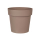 VASO PLASTICA MARRONE 18CM DIAM