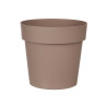 MACETA PLASTICO MARRON 18CM DIAM