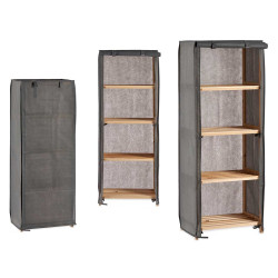 GREY FABRIC SHELF