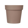 POT EN PLASTIQUE BRUN 18CM DIAM