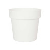 POT EN PLASTIQUE BLANC 20CM DIAM