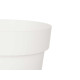 POT EN PLASTIQUE BLANC 20CM DIAM