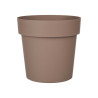 POT EN PLASTIQUE BRUN 20CM DIAM