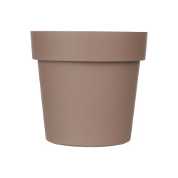 MACETA PLASTICO MARRON 20CM DIAM