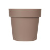 POT EN PLASTIQUE BRUN 20CM DIAM