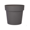 MACETA PLASTICO GRIS 20CM DIAM