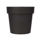 PLASTIC POT ANTHRACITE 20CM DIAM
