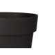 POT EN PLASTIQUE ANTHRACITE  20CM DIAM