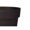 PLASTIC POT ANTHRACITE 20CM DIAM